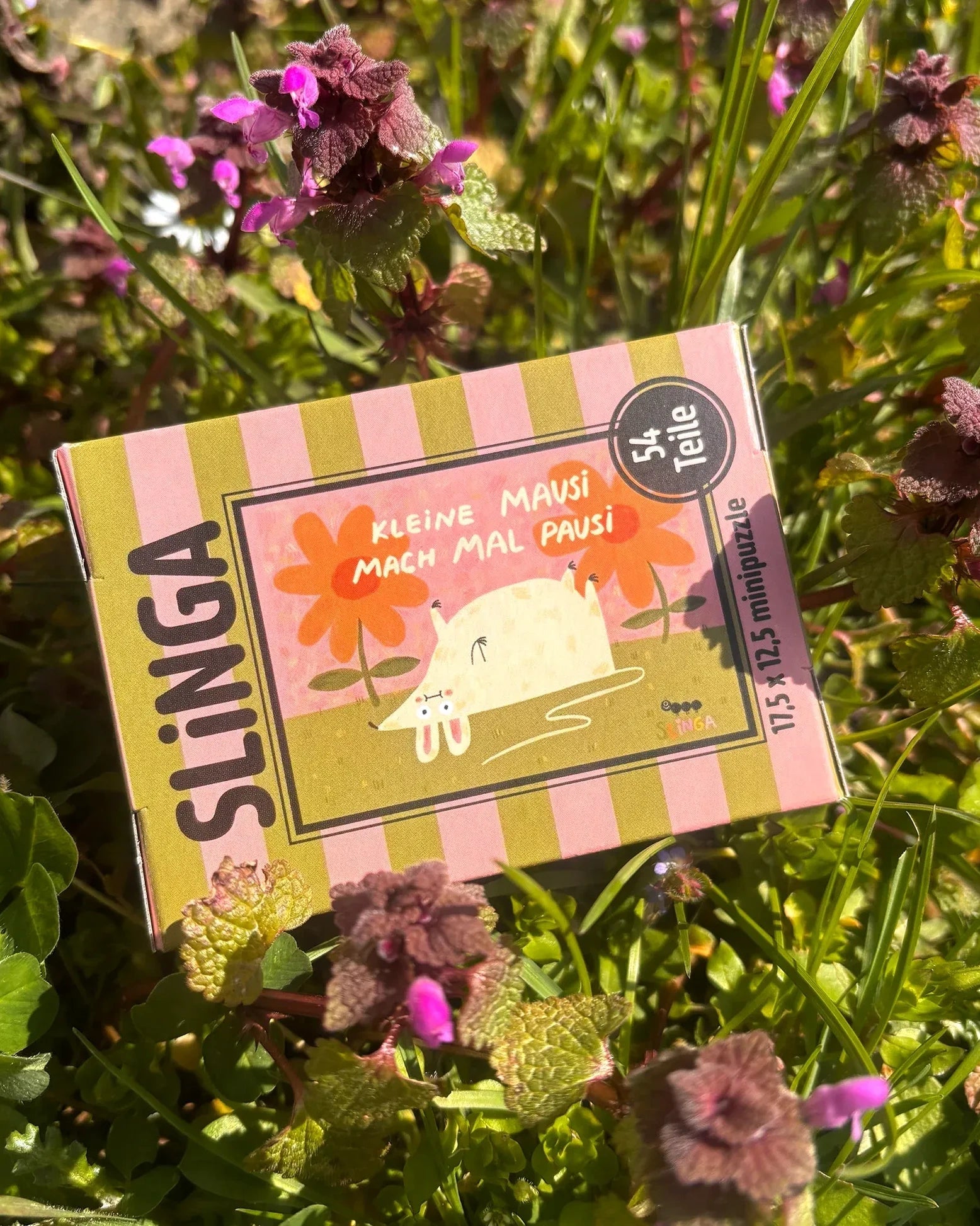 Slinga Illustration - MAUSI MACH PAUSI Mini-Puzzle - ROSA ECK