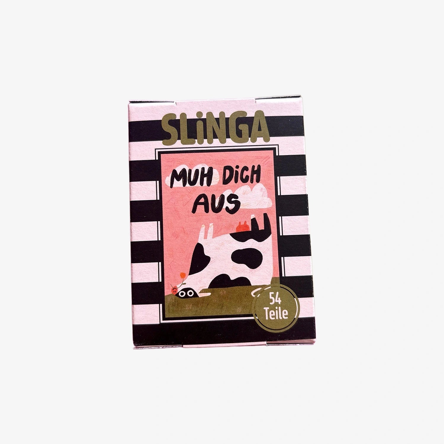 Slinga Illustration - MUH DICH AUS Mini-Puzzle - ROSA ECK