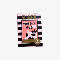 Slinga Illustration - MUH DICH AUS Mini-Puzzle - ROSA ECK