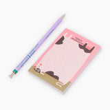 Slinga Illustration - MUHTIVATION Notizblock (A7) - ROSA ECK