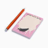 Slinga Illustration - RABE KEIN BOCK Kleiner Notizblock - Notizblock - ROSA ECK Concept Store