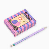 Slinga Illustration - SCHNECKLICH LIEB Mini-Puzzle - ROSA ECK