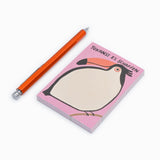 Slinga Illustration - TUKANST ES SCHAFFEN Kleiner Notizblock - Notizblock - ROSA ECK Concept Store
