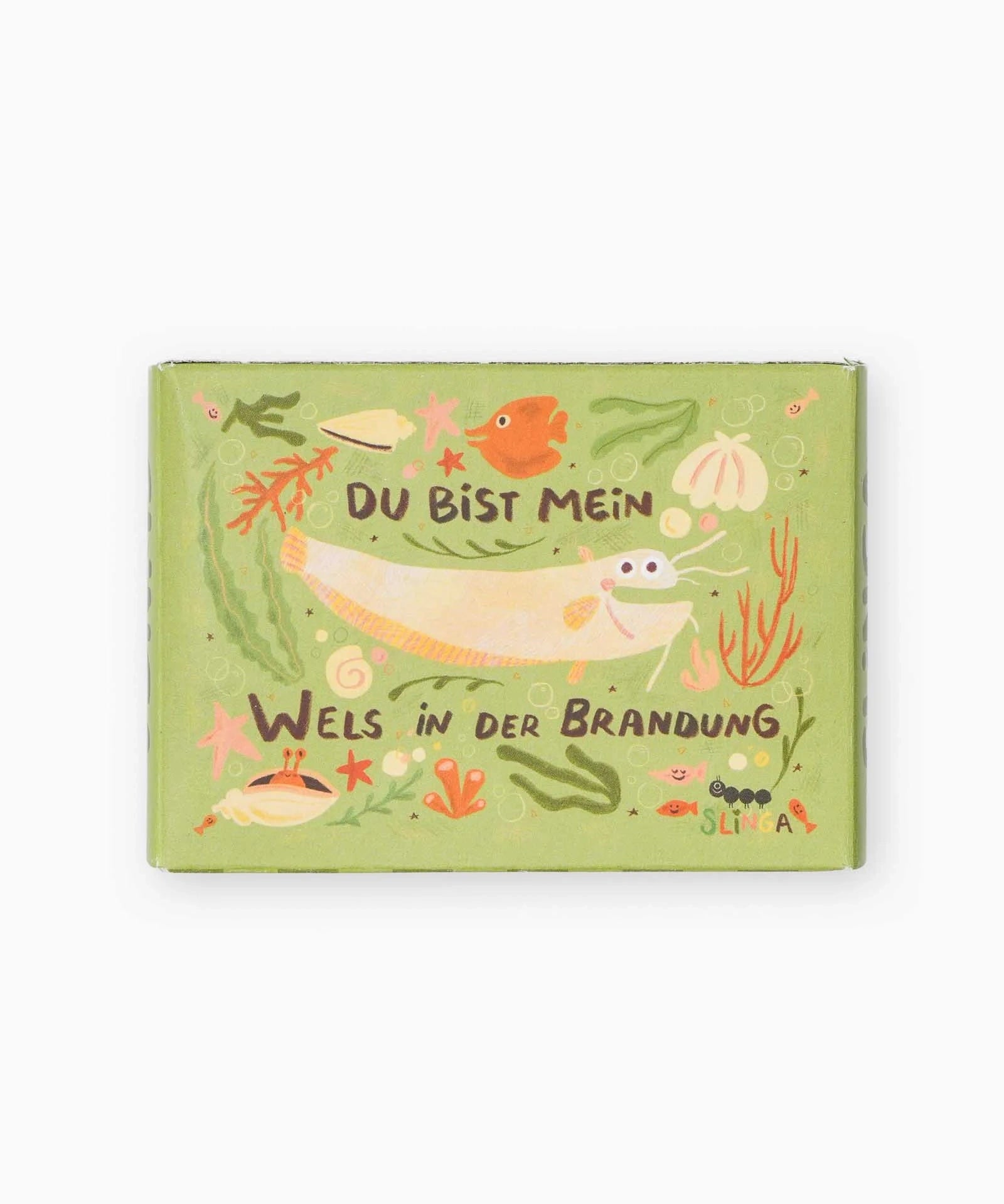 Slinga Illustration - WELS IN DER BRANDUNG Mini-Puzzle - ROSA ECK