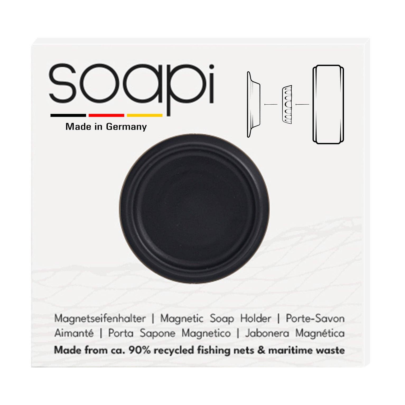 Soapi - magic soap holder - Soapi Black Magnet Soap Holder - ROSA ECK Concept Store
