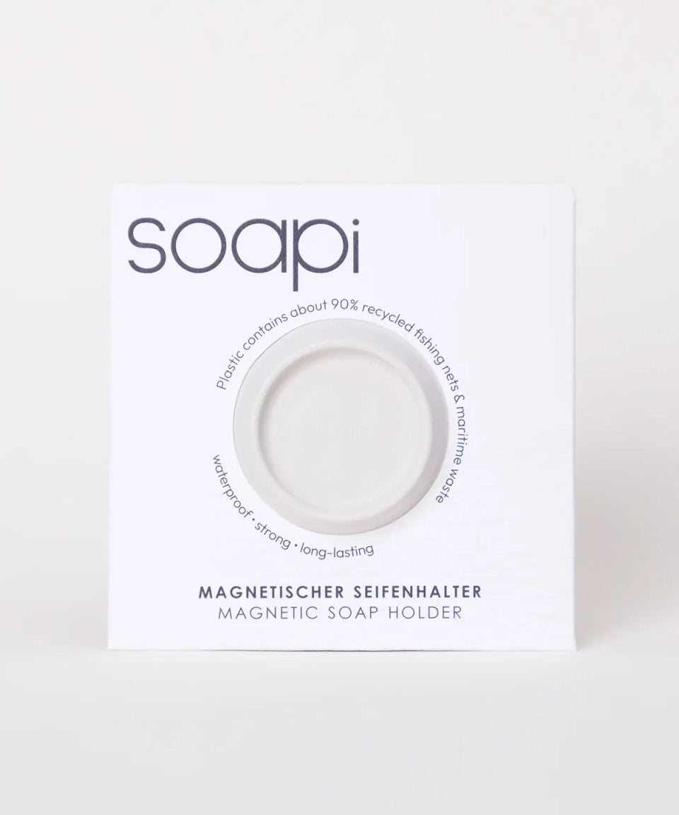 Soapi - Magnetischer Seifenhalter • Cremeweiß - Seifenablage - ROSA ECK Concept Store