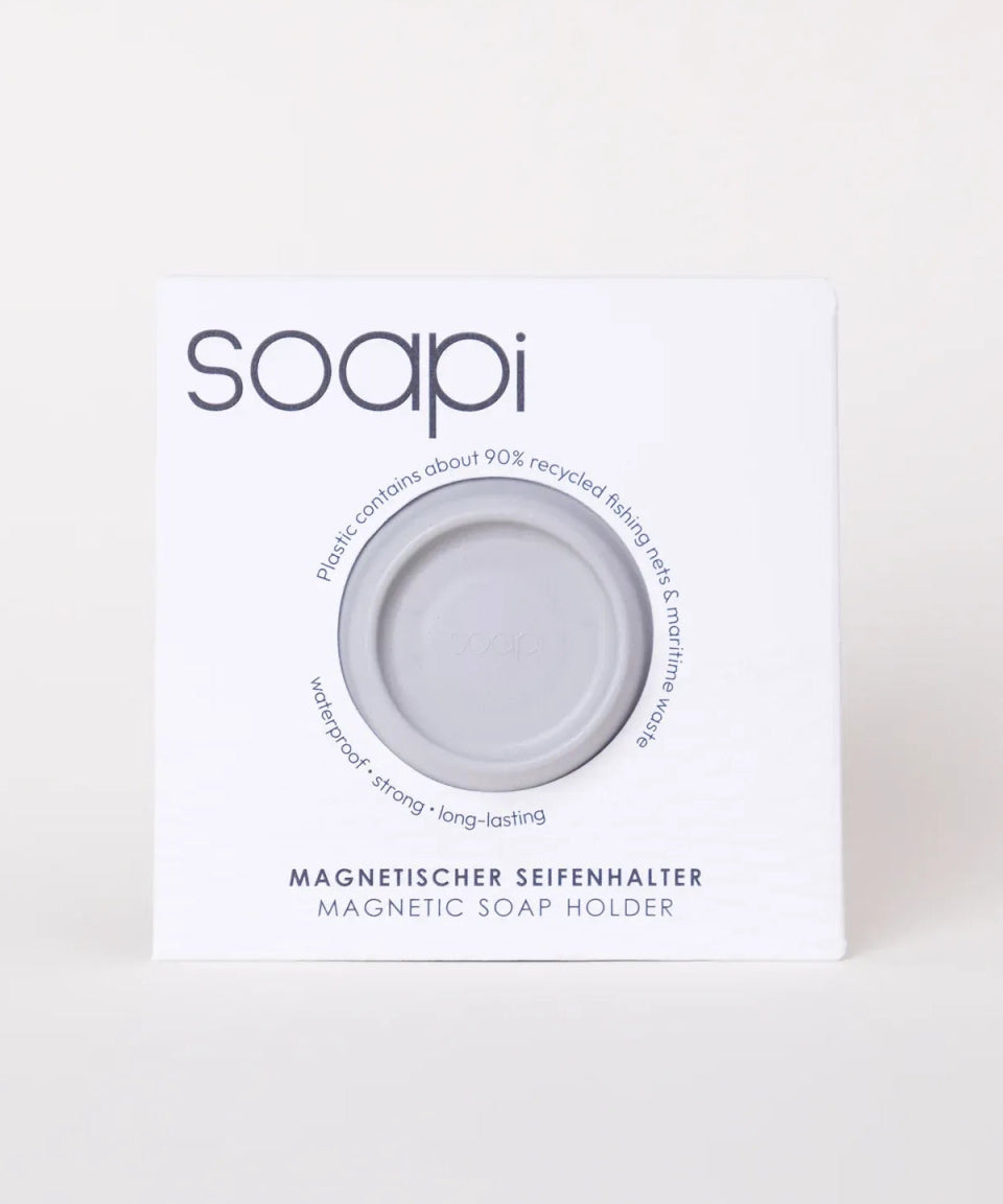 Soapi - Magnetischer Seifenhalter • Grau - Seifenablage - ROSA ECK Concept Store