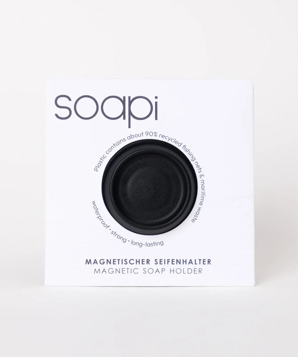 Soapi - Magnetischer Seifenhalter • Schwarz - Seifenablage - ROSA ECK Concept Store