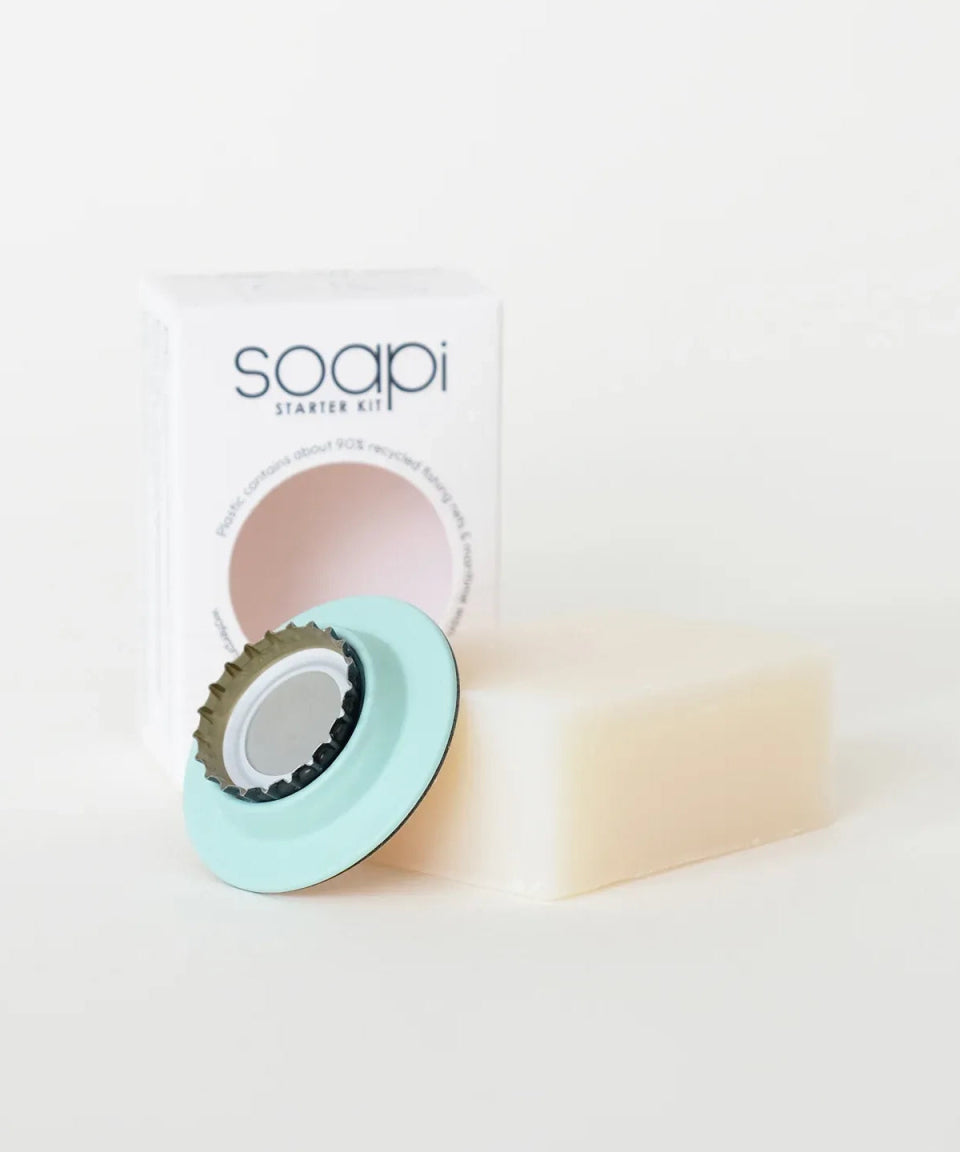 Soapi - Magnetseifenhalter Starter - Kit • Cremeweiß - Seifenablage - ROSA ECK Concept Store