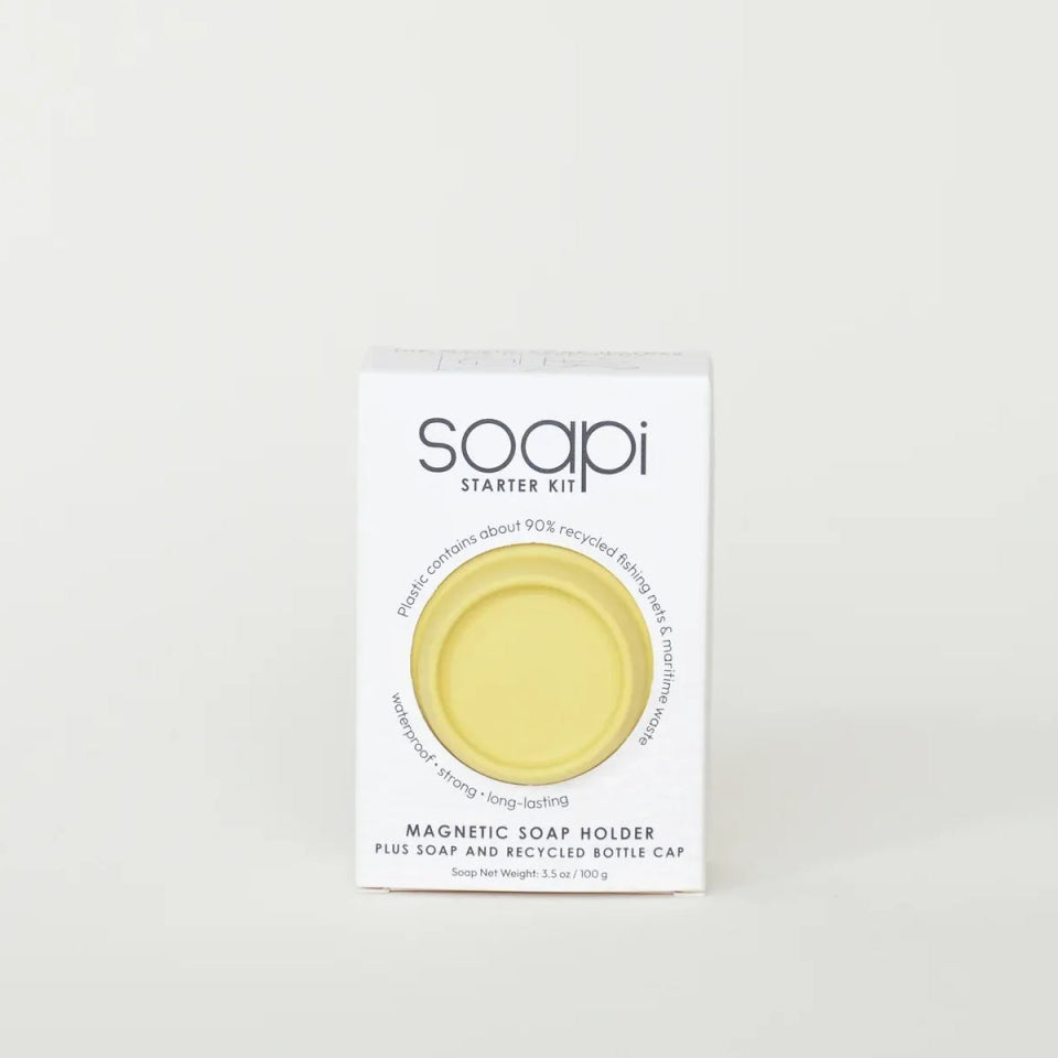 Soapi - Magnetseifenhalter Starter - Kit • Gelb - Seifenablage - ROSA ECK Concept Store