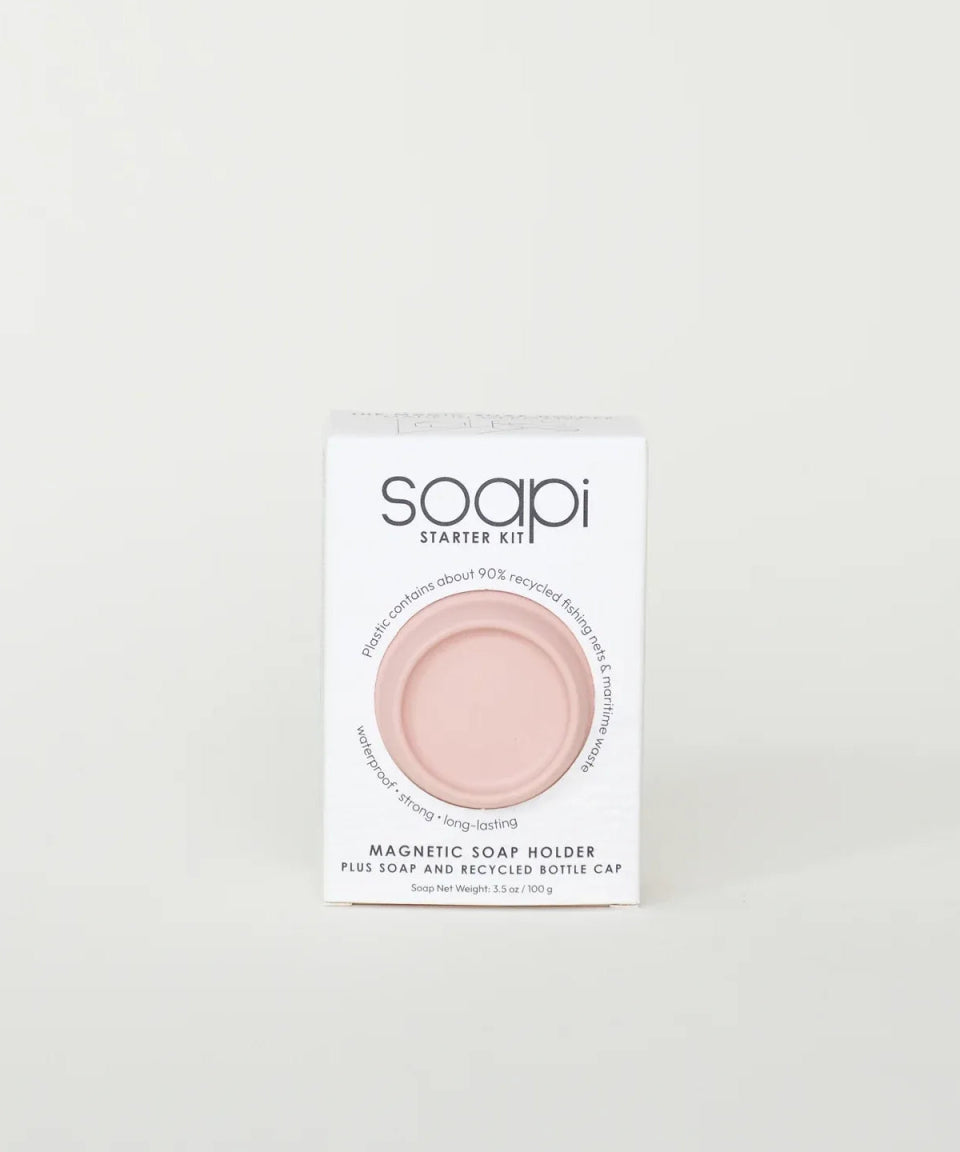 Soapi - Magnetseifenhalter Starter - Kit • Pfirsich - Seifenablage - ROSA ECK Concept Store