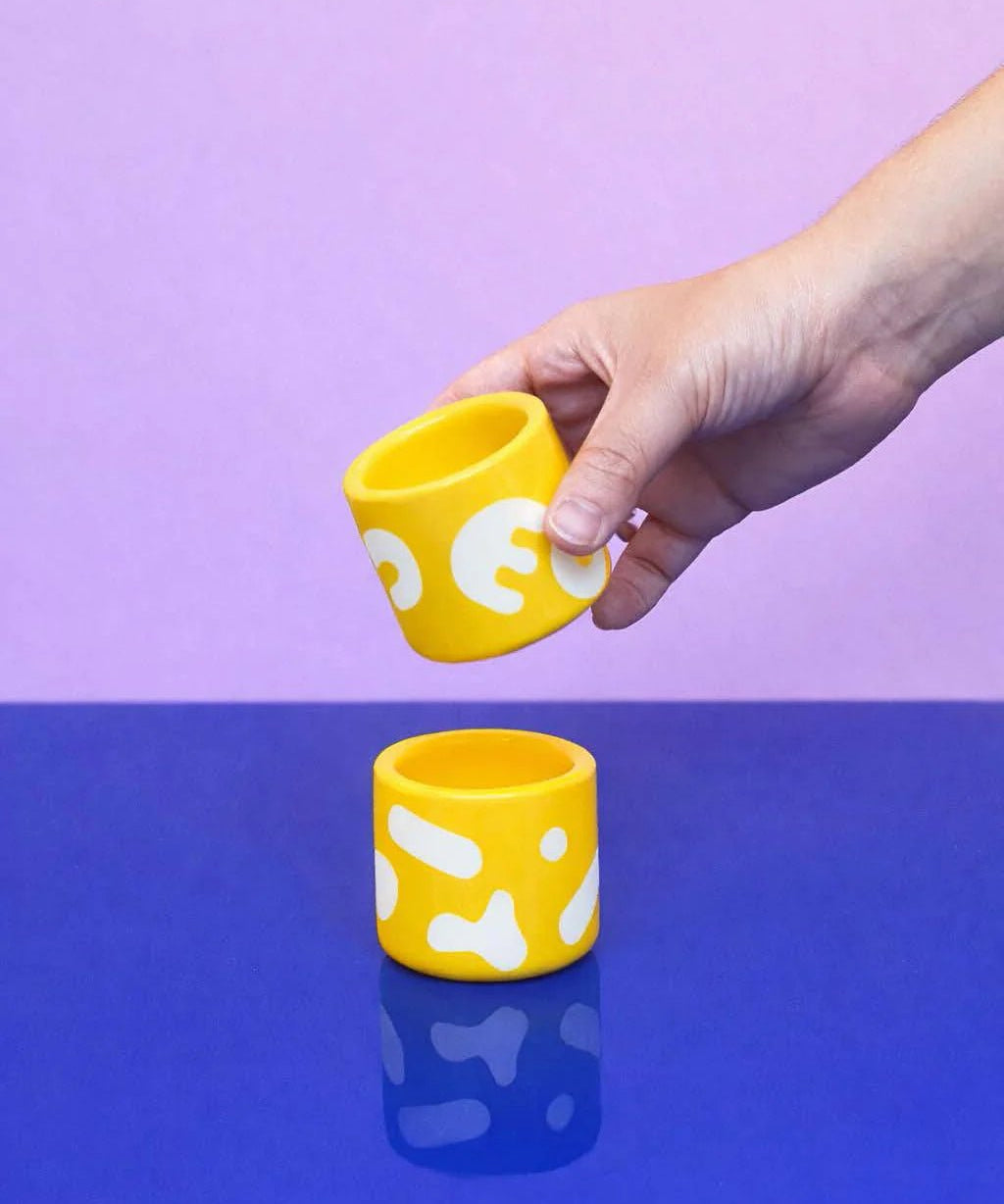 SOMANYBLOBS - BLOBS Espressotasse (65 ml) • Gelb - ROSA ECK