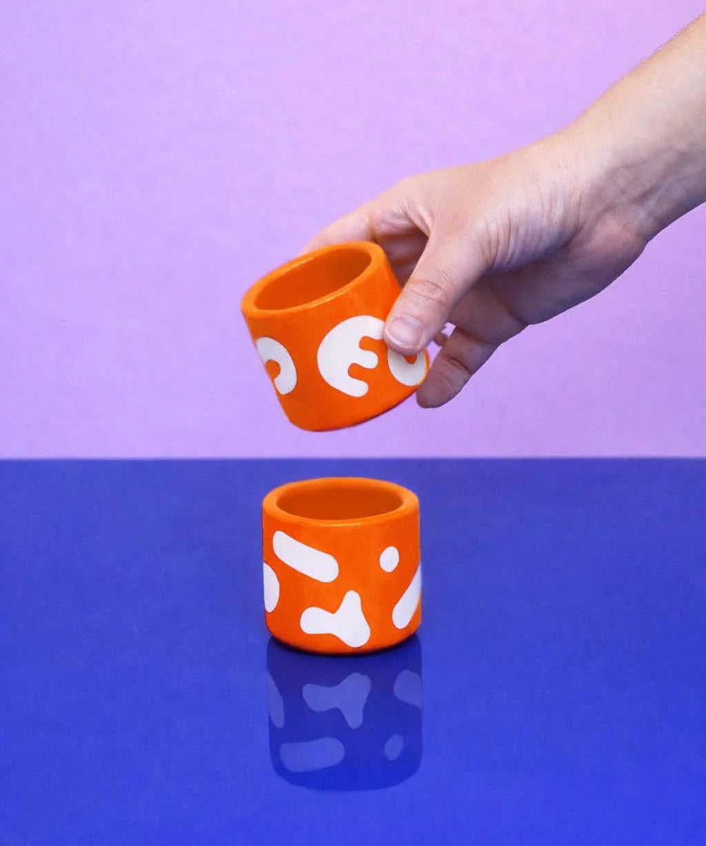 SOMANYBLOBS - BLOBS Espressotasse (65 ml) • Orange - ROSA ECK