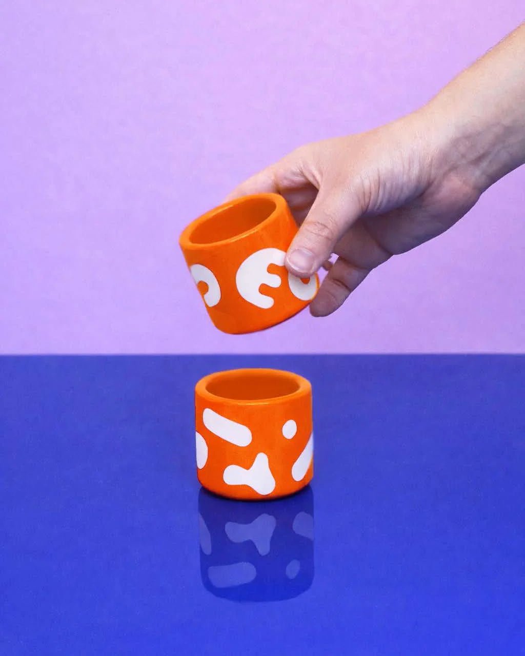 SOMANYBLOBS - BLOBS Espressotasse (65 ml) • Orange - ROSA ECK