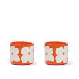 SOMANYBLOBS - FLOWERS Espressotasse (65 ml) • Orange - ROSA ECK
