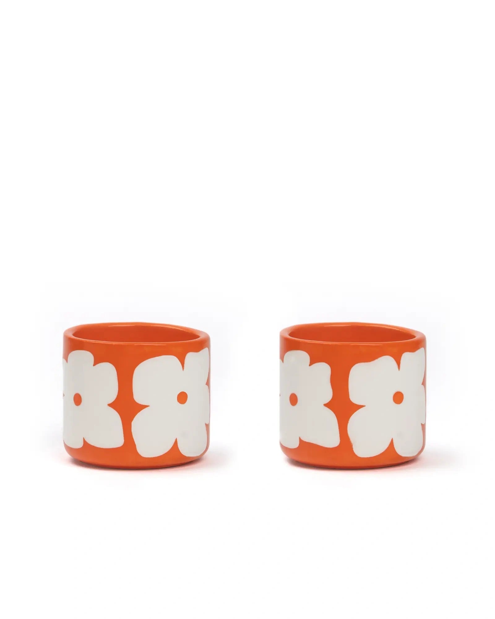 SOMANYBLOBS - FLOWERS Espressotasse (65 ml) • Orange - ROSA ECK