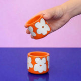 SOMANYBLOBS - FLOWERS Espressotasse (65 ml) • Orange - ROSA ECK
