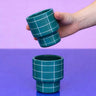 SOMANYBLOBS - GRID Tasse (220 ml) • Grün - ROSA ECK