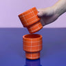 SOMANYBLOBS - GRID Tasse (220 ml) • Orange - ROSA ECK