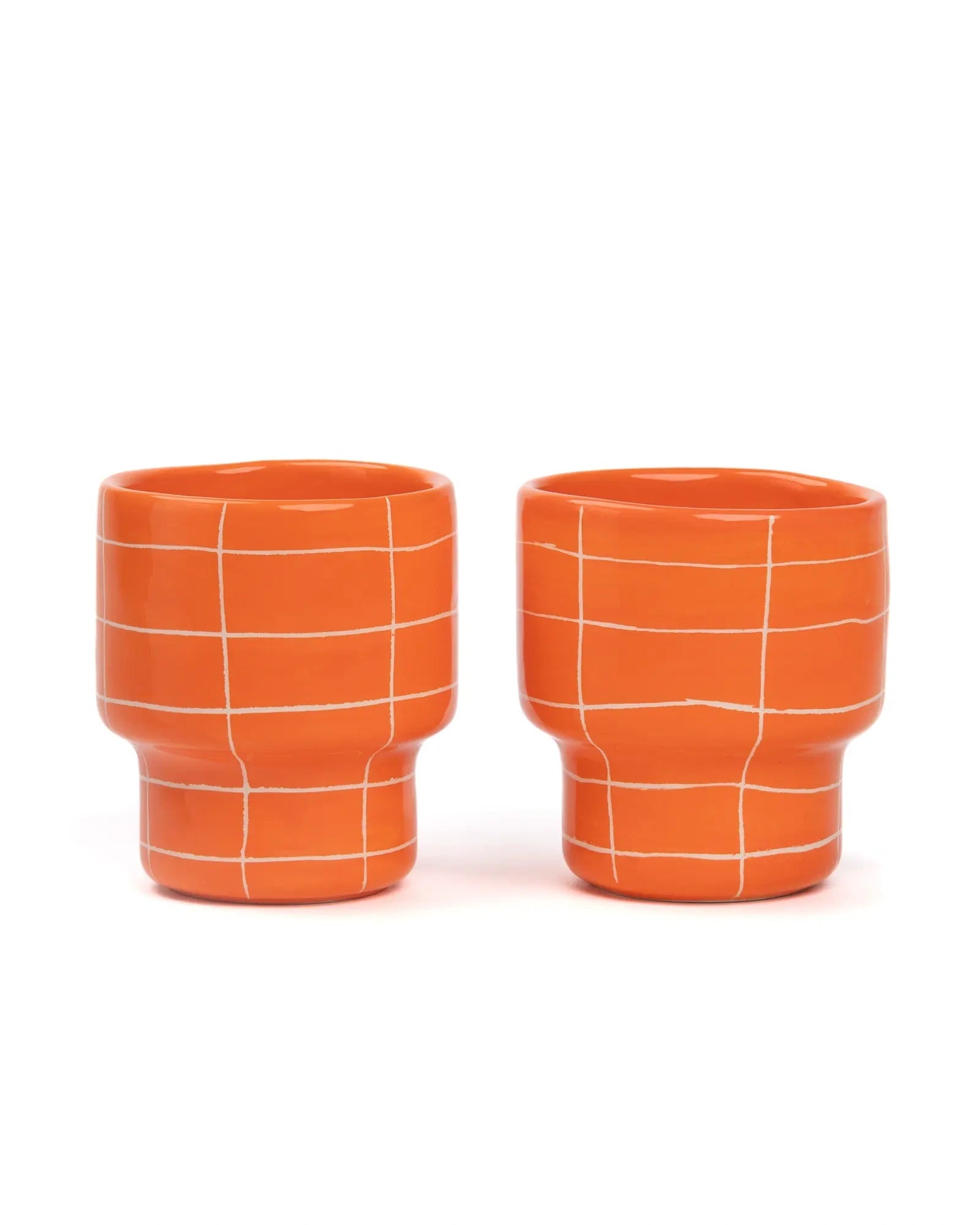 SOMANYBLOBS - GRID Tasse (220 ml) • Orange - ROSA ECK