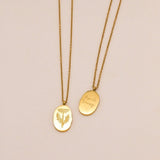 Sonstige - BIRTHMONTH Necklace - ROSA ECK - Gold, ,