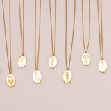 Sonstige - BIRTHMONTH Necklace - ROSA ECK - Gold, ,