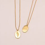 Sonstige - BIRTHMONTH Necklace - ROSA ECK - Gold, ,