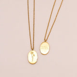 Sonstige - BIRTHMONTH Necklace - ROSA ECK - Gold, ,
