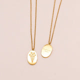 Sonstige - BIRTHMONTH Necklace - ROSA ECK - Gold, ,