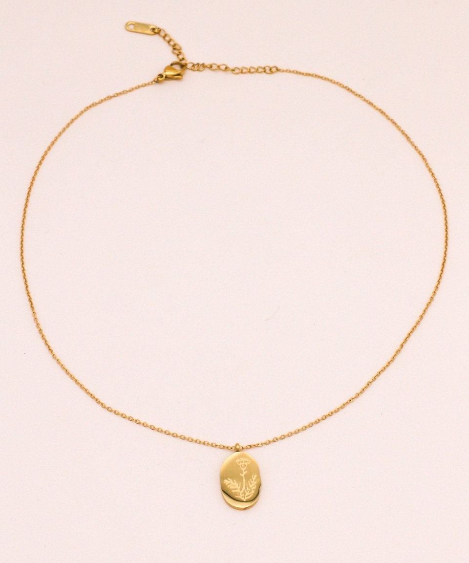 Sonstige - BIRTHMONTH Necklace - ROSA ECK - Gold, ,