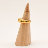 Sonstige - CHUNKY Ring - ROSA ECK - Gold, ,