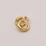 Sonstige - CHUNKY SMALL LOOP Earrings - ROSA ECK - Gold, ,