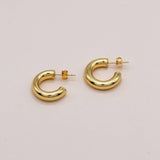 Sonstige - CHUNKY SMALL LOOP Earrings - ROSA ECK - Gold, ,