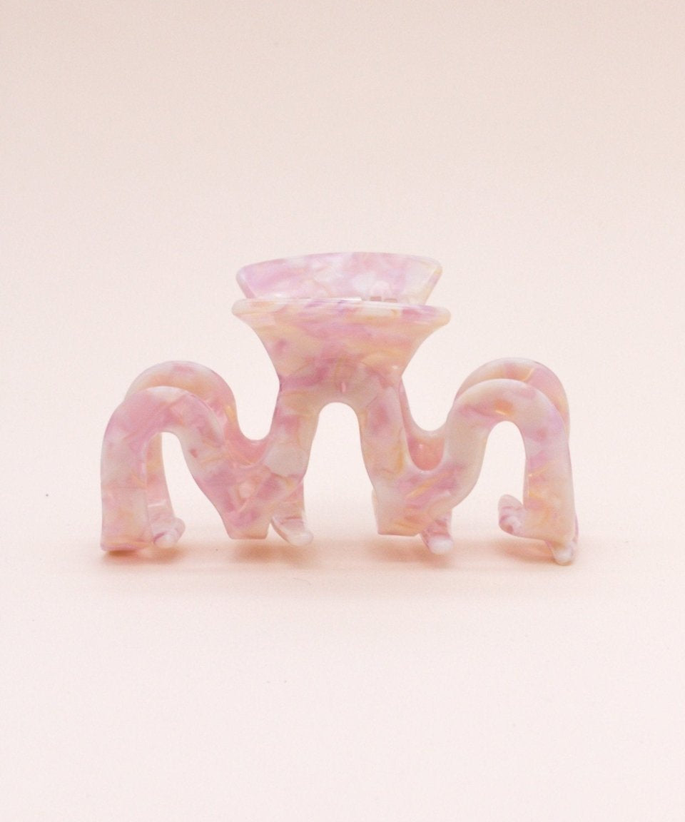 Sonstige - COTTON CANDY Swirl Clip - ROSA ECK - , ,