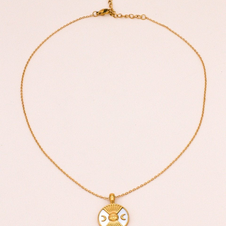 Sonstige - DAY&NIGHT Necklace - ROSA ECK - Gold, ,