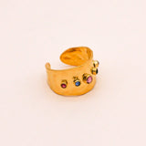 Sonstige - KYRA Ring - ROSA ECK - Gold, ,
