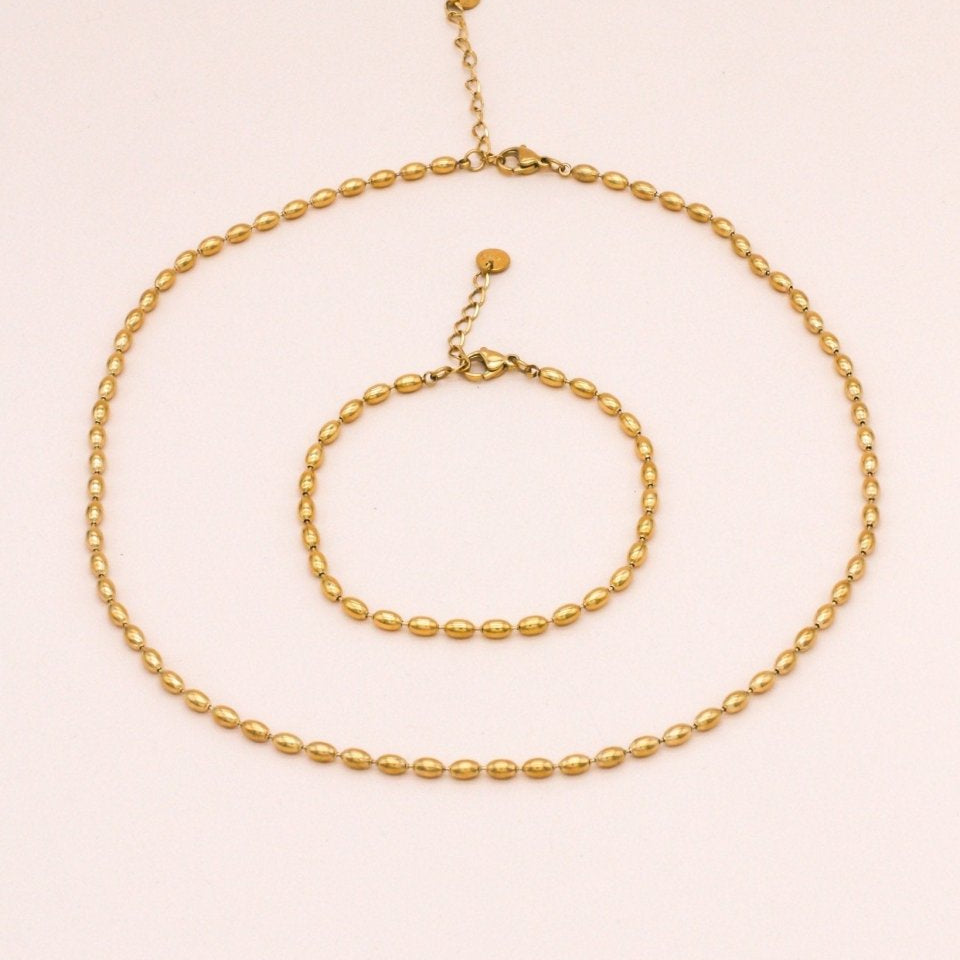 Sonstige - LENE Set - ROSA ECK - Gold, ,