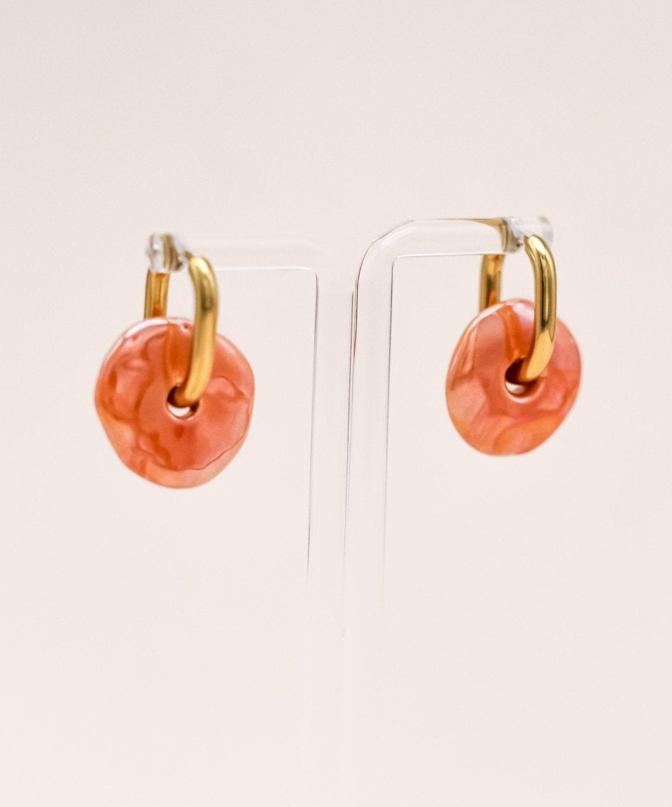 Sonstige PEACH CERAMIC DONUT Hoops