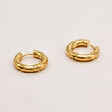 Sonstige - SIMPLE Hoops - ROSA ECK - Gold, ,