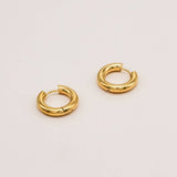 Sonstige - SIMPLE Hoops - ROSA ECK - Gold, ,