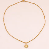 Sonstige - SOL Necklace - ROSA ECK - Gold, ,