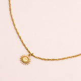 Sonstige - SOL Necklace - ROSA ECK - Gold, ,