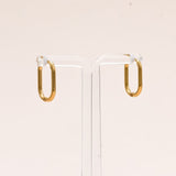 Sonstige - THIN OVAL SIMPLE Hoops - Ohrringe - ROSA ECK Concept Store