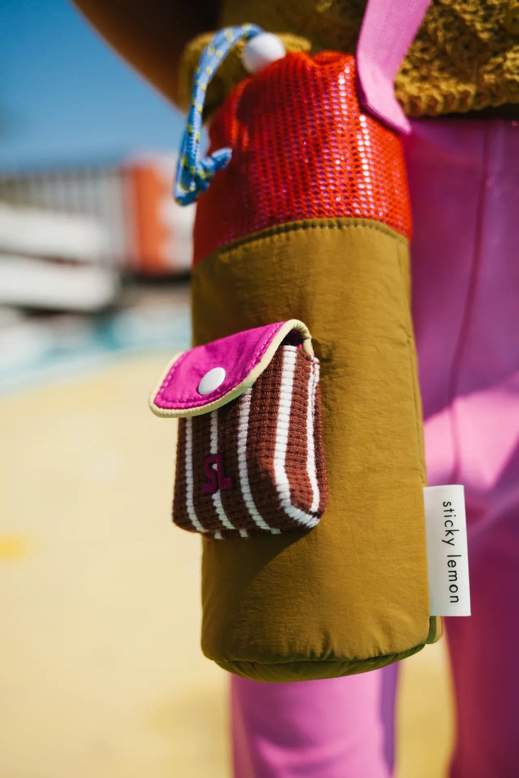 Sticky Lemon - BETTER TOGETHER Bottle Bag • medal brass - Bottle Bag - ROSA ECK