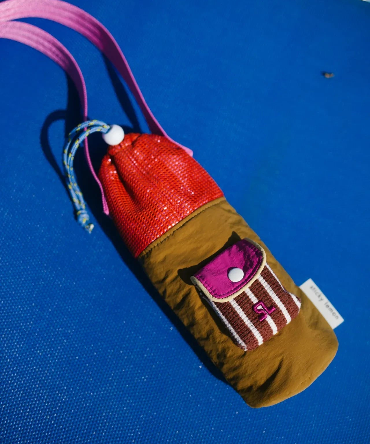 Sticky Lemon - BETTER TOGETHER Bottle Bag • medal brass - Bottle Bag - ROSA ECK Concept Store
