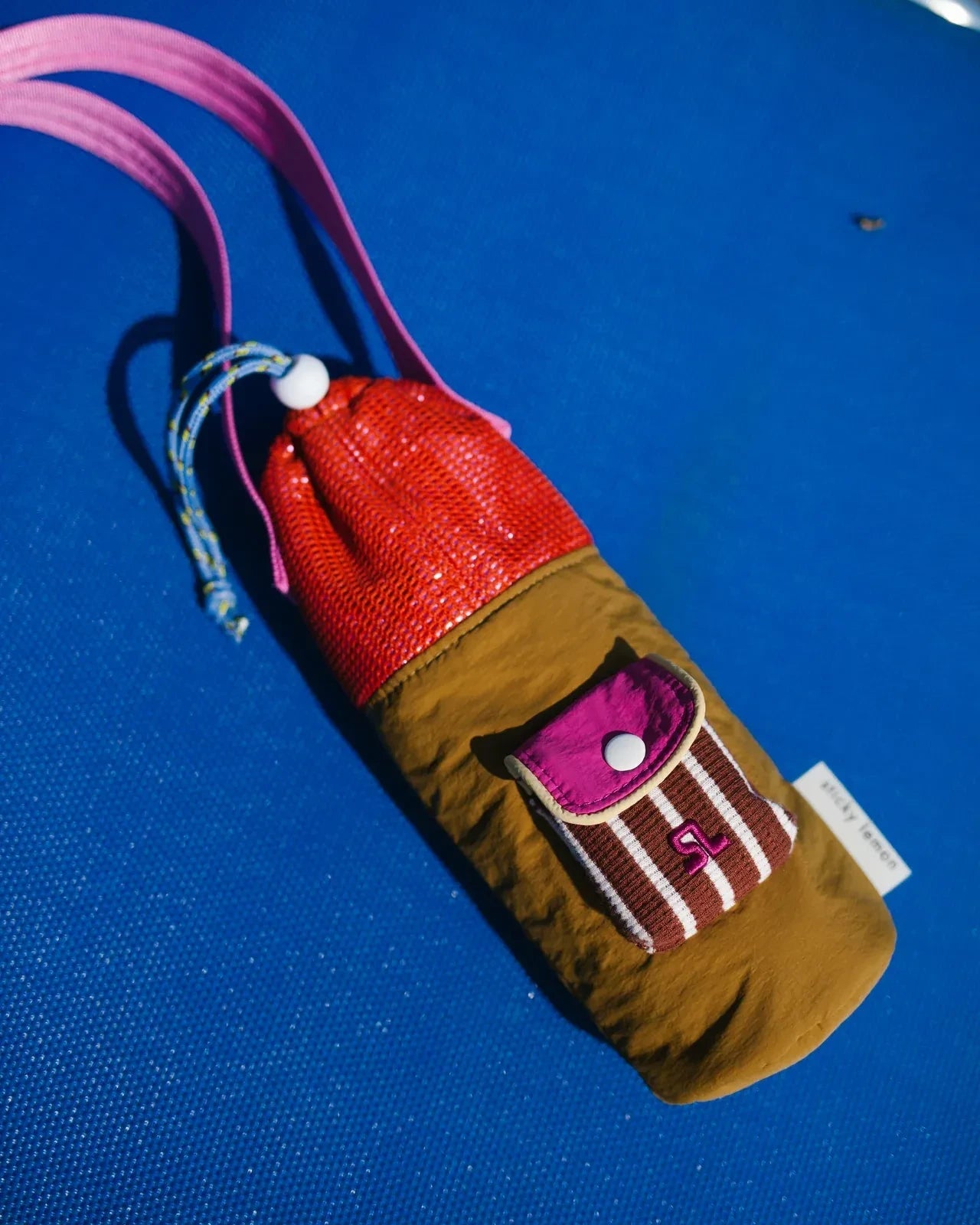 Sticky Lemon - BETTER TOGETHER Bottle Bag • medal brass - Bottle Bag - ROSA ECK Concept Store