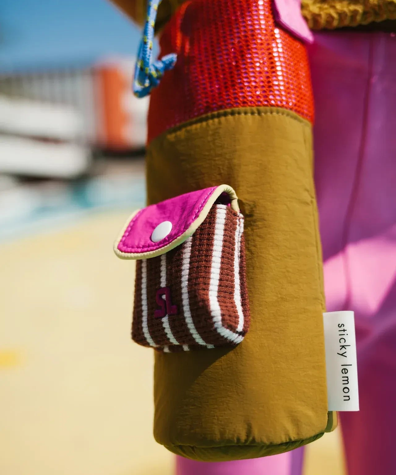 Sticky Lemon - BETTER TOGETHER Bottle Bag • medal brass - Bottle Bag - ROSA ECK Concept Store