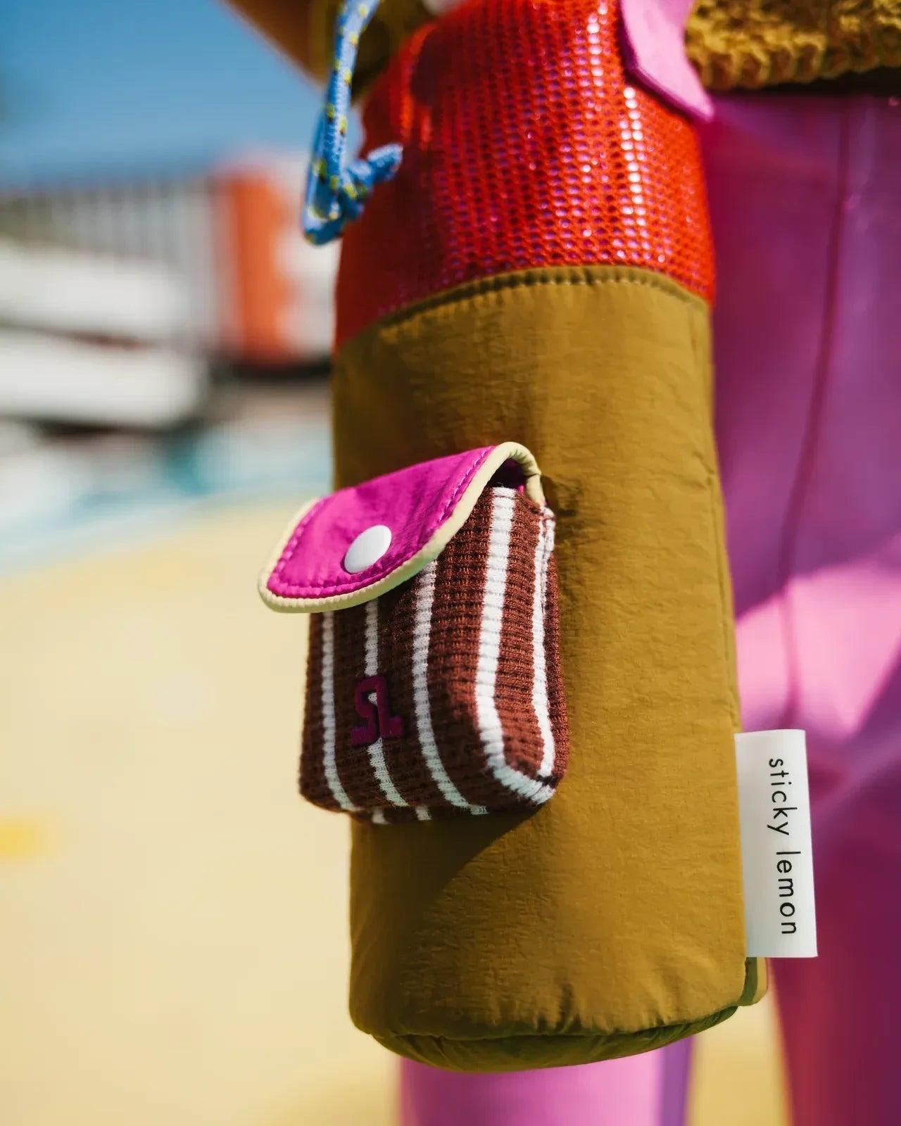 Sticky Lemon - BETTER TOGETHER Bottle Bag • medal brass - Bottle Bag - ROSA ECK Concept Store