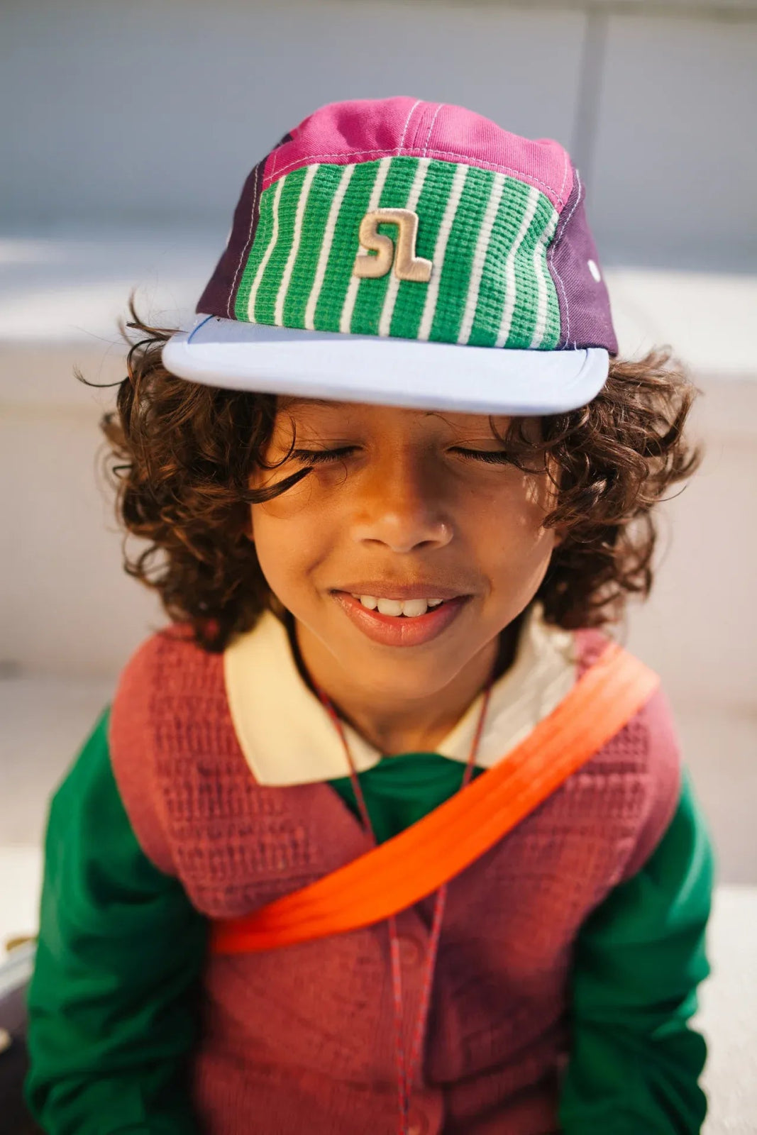 Sticky Lemon - BETTER TOGETHER Kinder - Cap • golf green - Cap - ROSA ECK