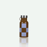 Sticky Lemon - FARMHOUSE Kinder - Trinkflasche • checkerboard / soil green + blooming purple - Trinkflasche - ROSA ECK Concept Store